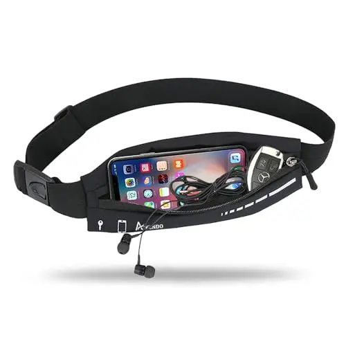 Slim AIKENDO running waist pack lying flat