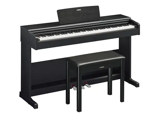 Yamaha YDP105B Arius upright digital piano in black finish