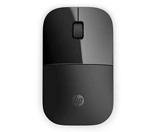 HP Z3700 G2 Onyx Black wireless mouse on a desk