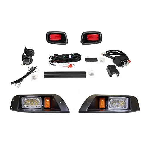 PROFX Deluxe LED headlight and tail light kit for EZGO TXT golf cart