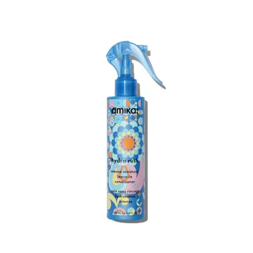 amika Hydro Rush Intense Moisture Leave-In Conditioner bottle