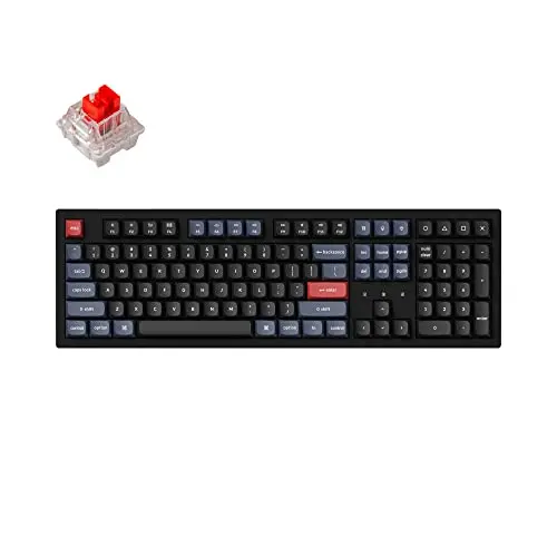 Keychron K10 Pro full-size wireless mechanical keyboard with white backlight