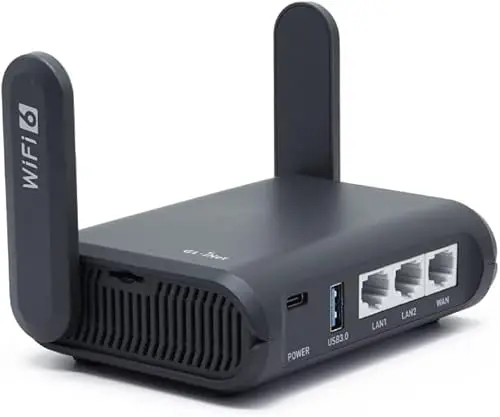 GL.iNet Slate AX portable Wi-Fi 6 travel router