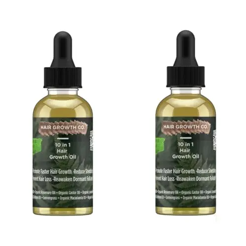 Hair Growth Co 10 in 1 Hair Growth Oil bottle