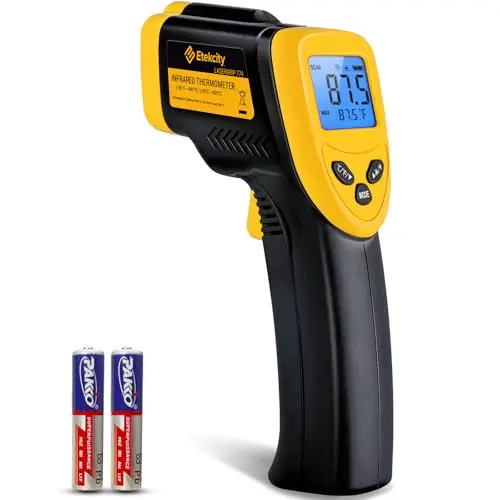 Etekcity Lasergrip 774 yellow infrared thermometer gun
