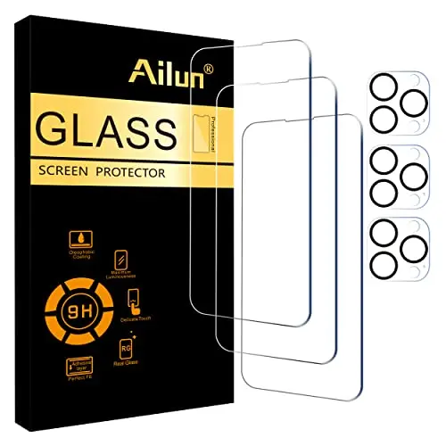 Ailun 3-pack screen and camera lens protector set for iPhone 14 Pro Max