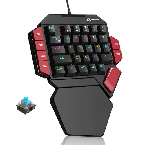 MageGee one handed 35-key mini mechanical gaming keyboard