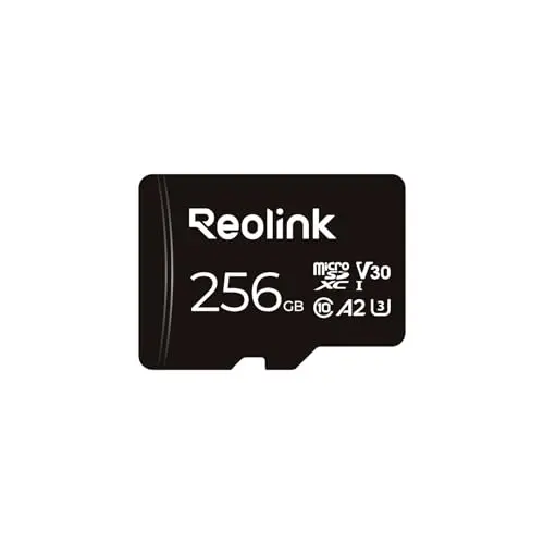REOLINK 256GB microSDXC card designed for Reolink security cameras