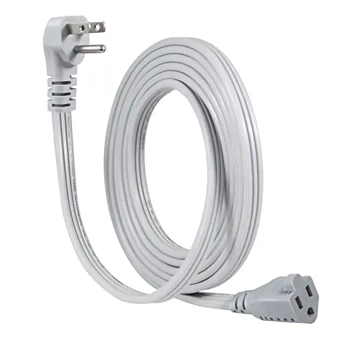 KUNCAN 12-foot appliance extension cord with flat wire