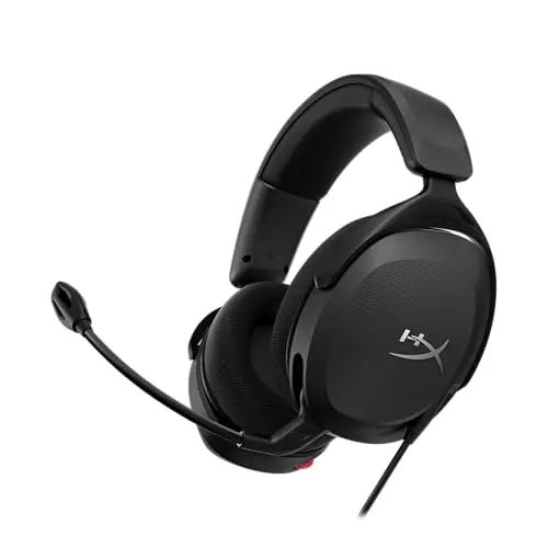 HyperX Cloud Stinger 2 Core black and red gaming headset with adjustable steel slider