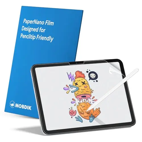 MOBDIK 2-pack paperfeel screen protector for iPad A16 and iPad Air 11