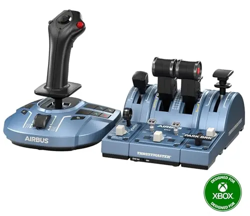 Thrustmaster TCA Captain Pack Airbus Edition sidestick and throttle quadrant