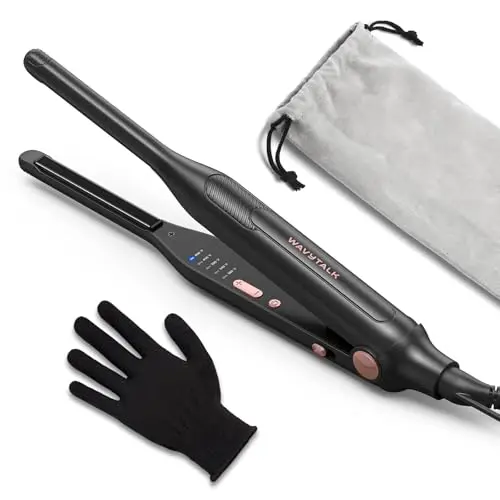 Wavytalk 3/10 inch pencil flat iron for short hair and bangs