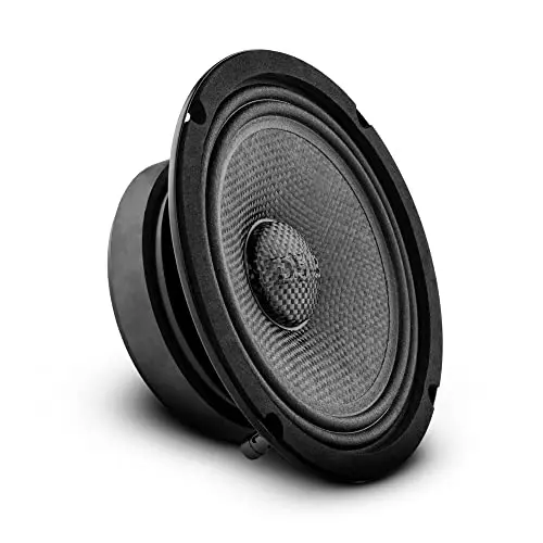 DS18 PRO-CF6.4SL slim 6.5-inch water-resistant speaker with carbon fiber cone