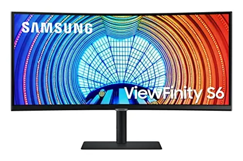 Samsung 34-inch ultrawide QHD curved monitor with HDR10