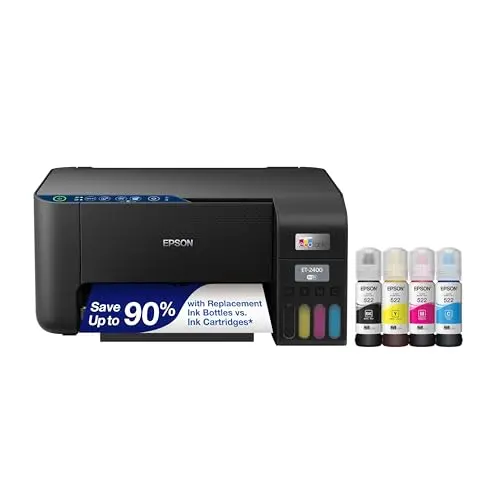 Black Epson EcoTank ET-2400 wireless all-in-one supertank printer