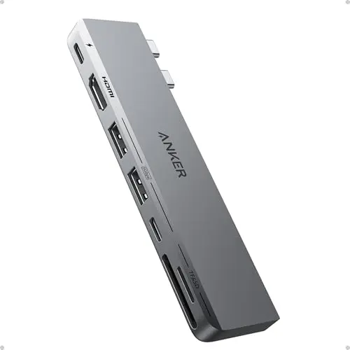 Anker 7-in-2 USB C Hub with Thunderbolt 4 port for MacBook Pro and Air