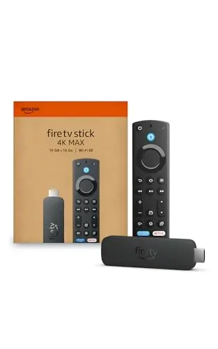 Amazon Fire TV Stick 4K Max streaming device with remote