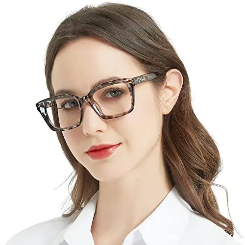 MARE AZZURO leopard print no line progressive reading glasses
