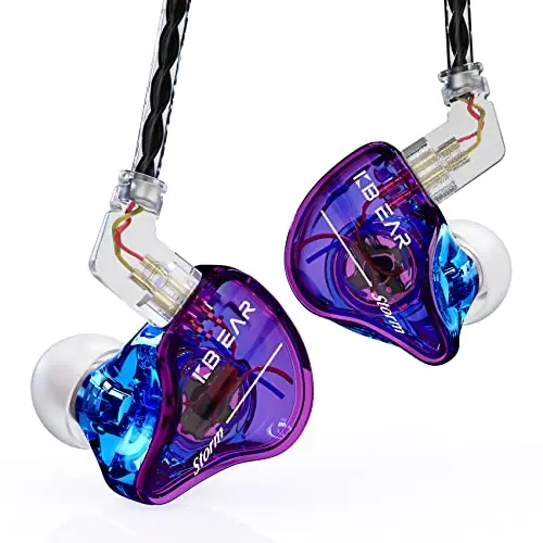 YINYOO KBEAR Storm transparent in-ear monitor earphones