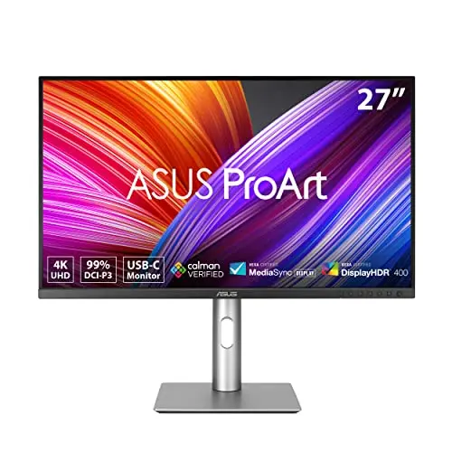 ASUS ProArt 27-inch 4K HDR professional monitor for photo editing