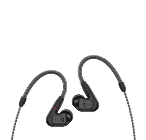 Sennheiser IE 200 in-ear audiophile headphones in black