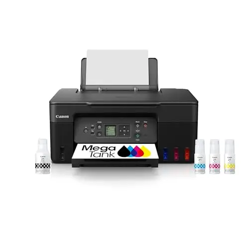Canon MegaTank G3270 All-in-One Wireless Inkjet Printer with refillable tanks