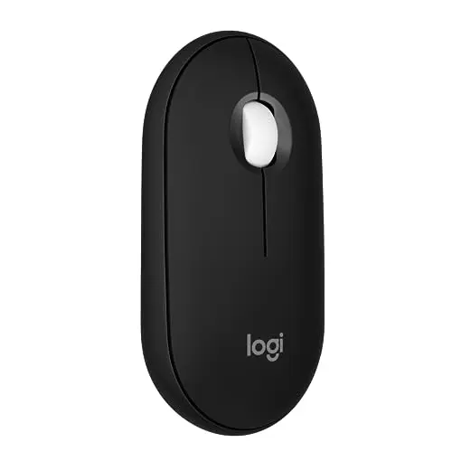 Logitech Pebble Mouse 2 M350s slim wireless mouse in black