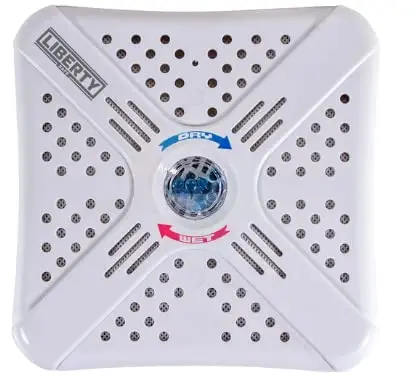 Liberty Safe white rechargeable dehumidifier unit