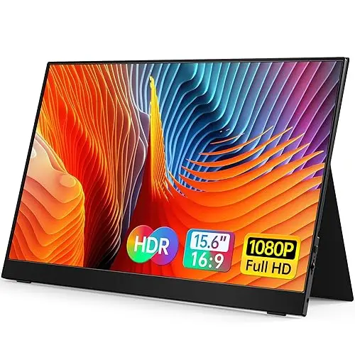 VILVA portable monitor with metal housing