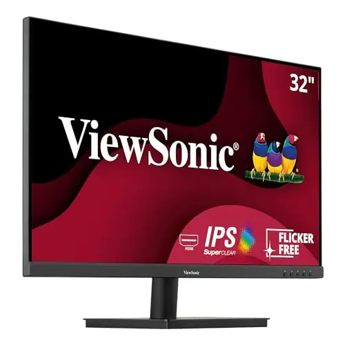 ViewSonic 32-inch large format monitor with thin bezels