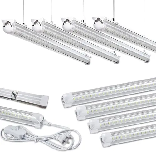 Skymoatled 8-foot long LED shop light tube