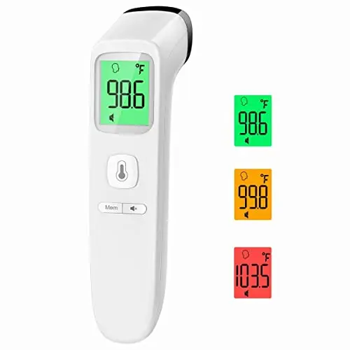 Viproud white no-touch infrared forehead thermometer