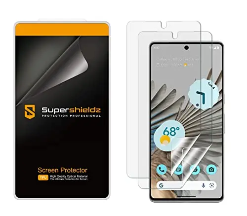 Supershieldz TPU Screen Protector 2-Pack for Google Pixel 7 Pro