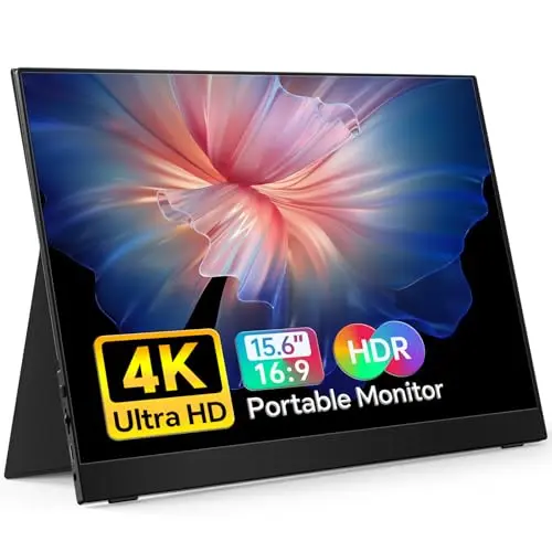 MNN 4K portable monitor showing detailed image