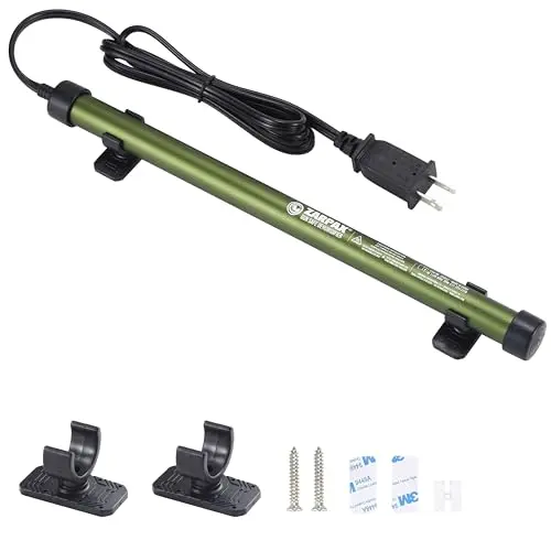 Zarpax green dehumidifier rod with mounting brackets
