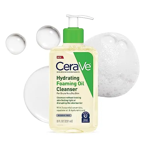 CeraVe Hydrating Foaming Oil Cleanser bottle