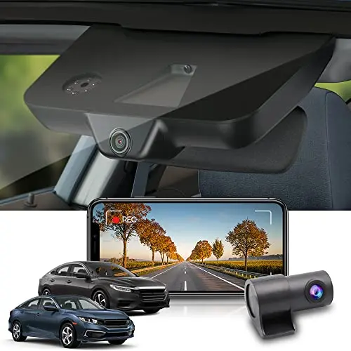 FITCAMX dual dash cam for Honda Civic 2016-2021