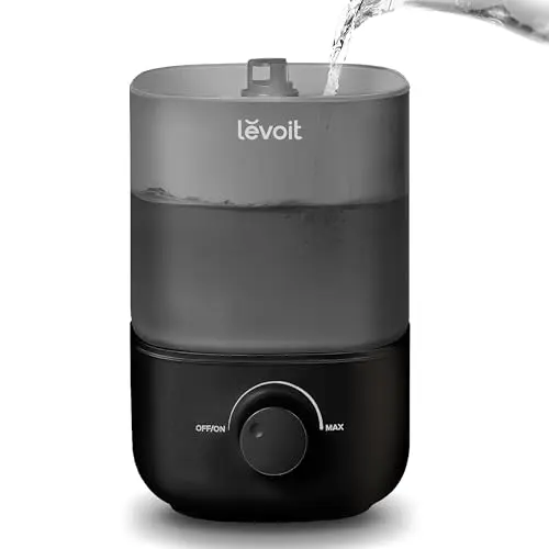 LEVOIT Classic 160 black humidifier with 360 rotating nozzle