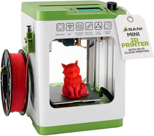 Asani TINA2S green mini 3D printer fully assembled