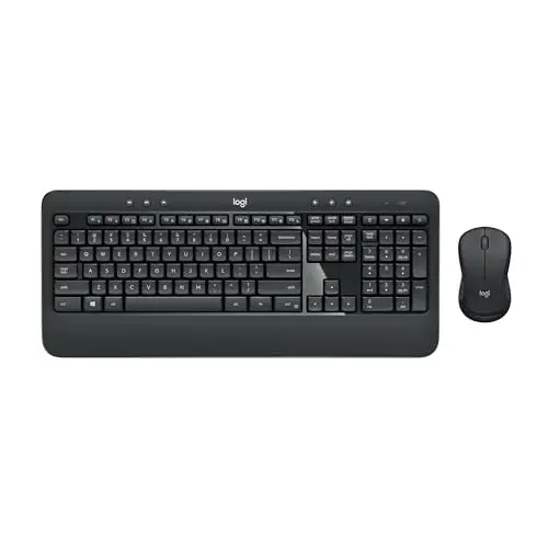 Logitech MK540 advanced wireless keyboard and mouse combo with palm rest