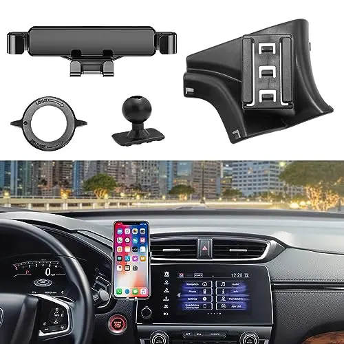 APESER air vent phone mount installed in 5th generation Honda CRV dashboard
