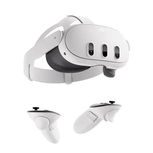 Meta Quest 3 VR headset, standalone and PC-connected wireless headset