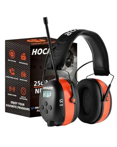 Orange Hocazor HP033 Pro Bluetooth radio earmuffs