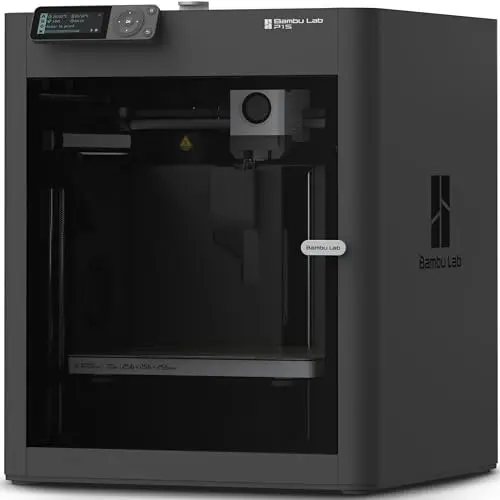 Bambu Lab P1S enclosed 3D printer with black body