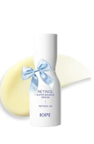 IOPE Retinol Super Bounce Serum bottle for gentle daily anti-aging