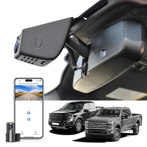 Mangoal front and rear dash cam system for Ford F150