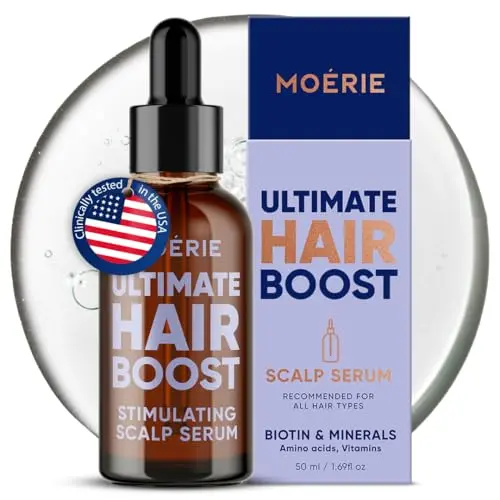 MOERIE Ultimate Hair Growth Serum for Natural Hair Regrowth