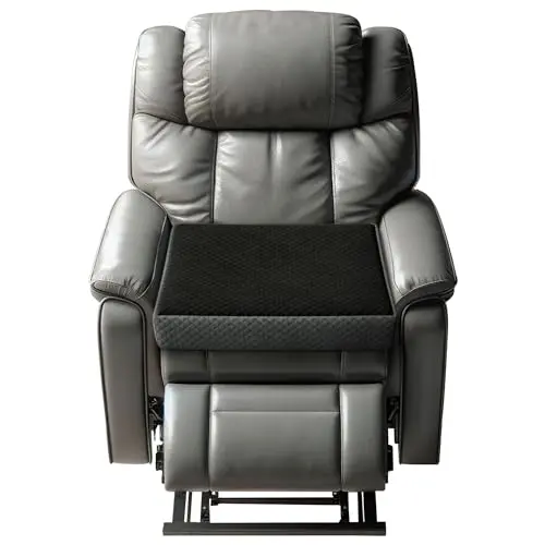 Kolbs two-tone velvet recliner booster seat cushion