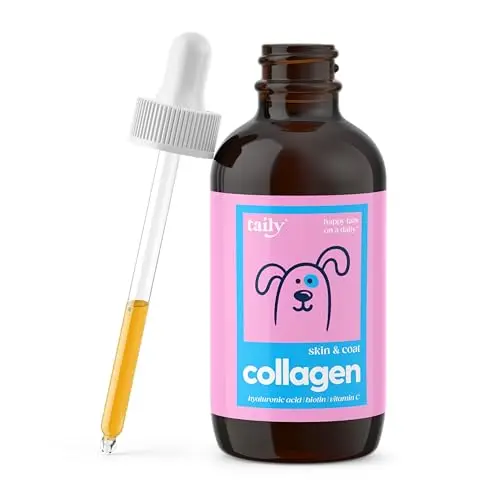 Taily Liquid Collagen for Dogs and Cats in a dropper bottle